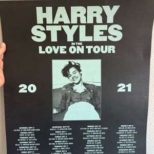 Harry Styles Love On Tour Poster